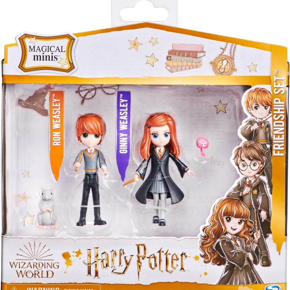 Harry Potter Ron & Ginny Friendship Set - Red Hair Figures